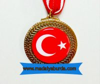 türk bayraklı madalya